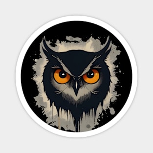 owl in the night Magnet